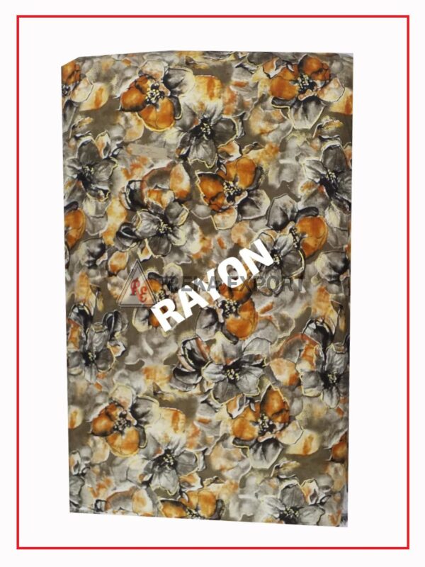 Rayon Gold Print