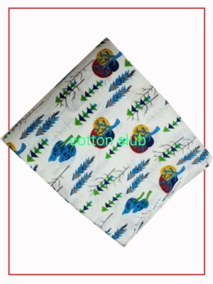 Slub cotton Printed