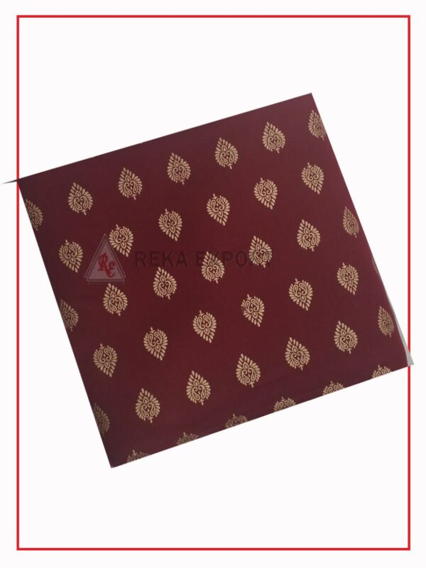 Maroon Gold Print